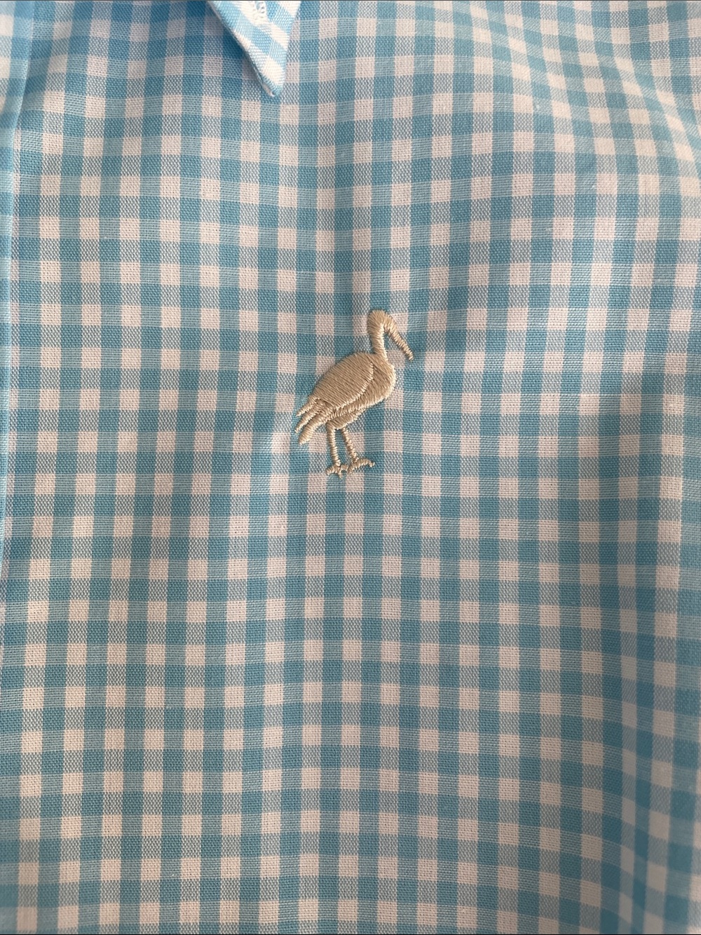 The Beaufort Bonnet Company Light Blue Gingham Button-Down Shirt- Dean’s List - Picture 3 of 4